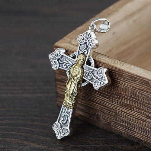 Collier croix foi jésus marie - croix,