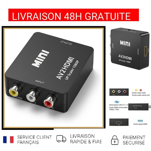Convertisseur rca hdmi - rca,