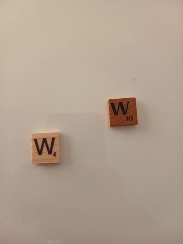 Lettres scrabble bois - en,