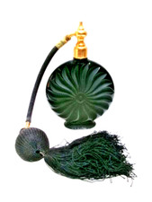 Ancien vaporisateur en verre