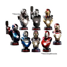 IRON MAN 3 - Busts 1/6 Deluxe Set of 8 Hot Toys HTB14-20