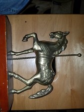 Vintage Solid Brass Carousel