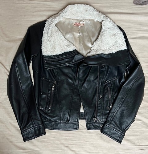 Blouson fille imitation cuire