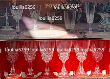 Cristal D'Arques - 6  verres a porto ou a vin blanc modèle Pompadour
