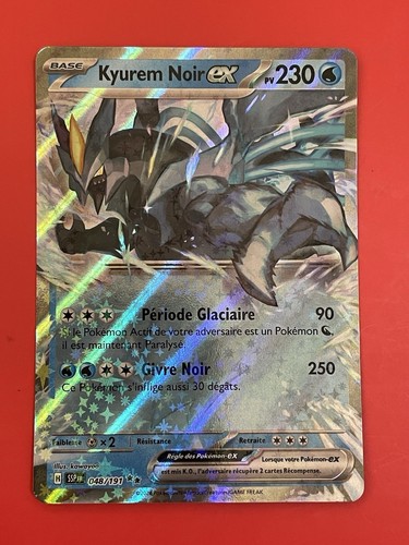 Carte pokémon kyurem noir - carte,