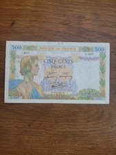 France Billet Ancien 500 Cinq