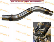 Convient pour Royal Enfield New Himalayan 450 Steel Silencier Bend Pipe Bette...