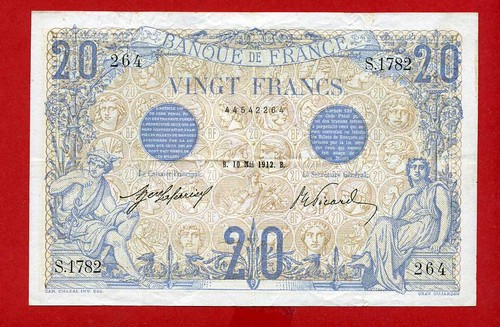 Francs bleu 10 - (ref:,