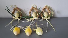 suspension oeufs de paques jaune et blanc Maison du monde