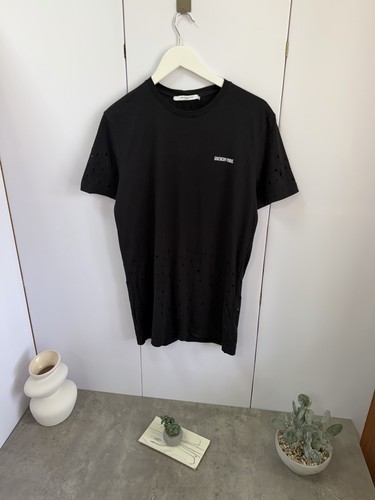 Shirt noir détruit givenchy - t-shirt,