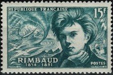 FRANCE 1951 ARTHUR RIMBAUD YT