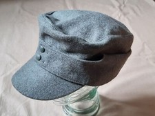 Casquette allemande modèle 1943 drap laine Feldgrau WH 1939-1945