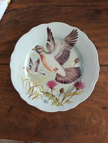 Ancienne assiette porcelaine - assiette,