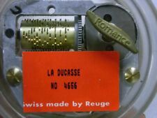 REUGE BOITE A MUSIQUE A ROULEAU ROMANCE LA DUCASSE MOUVEMENT MECANIQUE SWISS