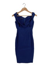 VESPER Robe de cocktail Dames Robe T EU 36 bleu élégant
