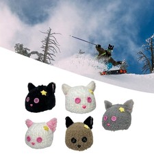 Housse de casque de ski, jolie décoration pour enfants, adultes, filles et