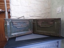 ww2 militaria us 2 caisses à munitions