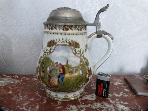 Ancienne chope bière - a,