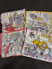Lot 4 mouchoirs Ulysse 31 vintage ulises epoq goldorak panini albator casimir