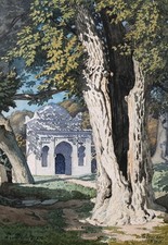 Aquarelle dessin orientaliste