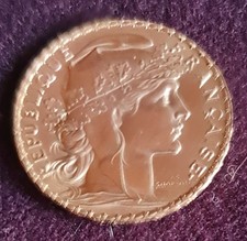 Pièce de 20 frs OR 1909 Coq Marianne