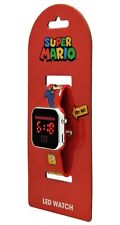 Montre Super Mario LED Rouge  Bracelet Silicone
