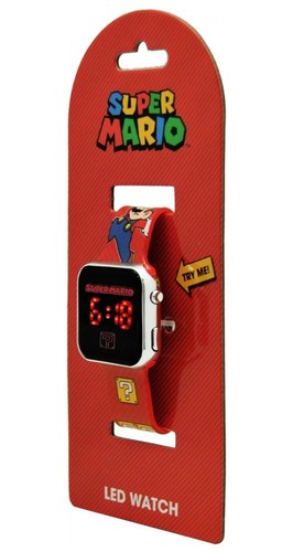 Montre super mario - mario, led