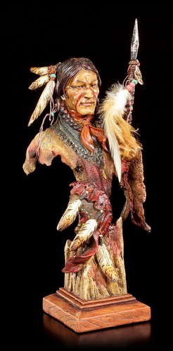 Indien buste guerrier avec - indien,