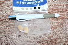 NEUF : Lot de deux bonnettes Microphone SAMSON AH8 Mic Winscreens SAMS5AH8