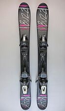 Buzz Atom V12 Blk / Pink 99 CM Skis Inc Sortie Bords Mini Ski Lames Snowblade