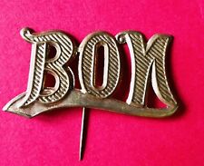 Épinglette Insigne de Conscrit de Fin de Service Militaire ´ BON ´