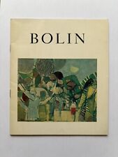 GUSTAV BOLIN - Plaquette galerie Viard - 1960