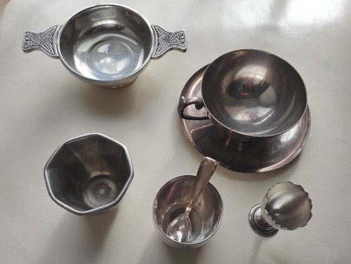 Lot timbale bol coquetier - bol,