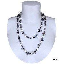 Collier Long Perles, Nacre