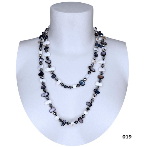 Collier long perles nacre - perles,,