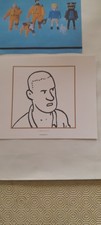 TINTIN EX LIBRIS 3 TIRE A PART AFFICHETTE  HERGE MOULINSART 2011 ETOILE