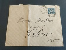 FRANCE LETTRE TYPE SAGE 101 CAD CONVOYEUR GRENOBLE A LYON PAR ST RAMBERT