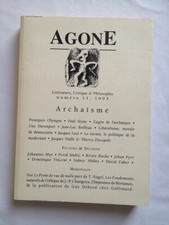Agone N°11 Archaisme