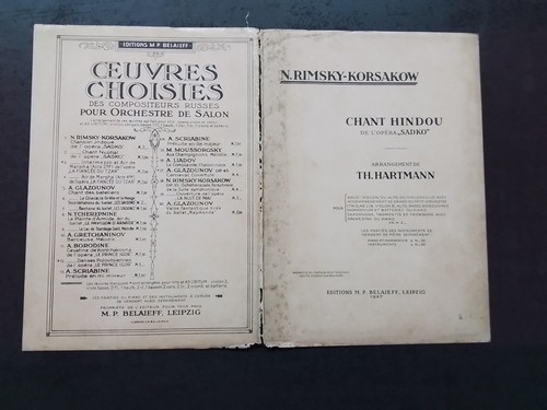 Partition rimsky korsakov - partition,