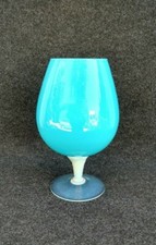 GROS VASE VERRE OPALESCENT MID