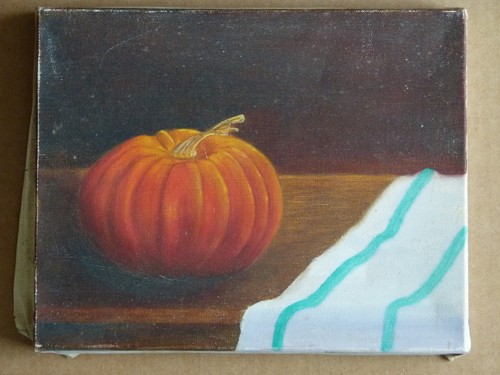 Tableau peinture huile - à, l'huile