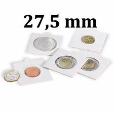 Etui numismatique blanc Matrix pour monnaies jusqu'à 27,5 mm.