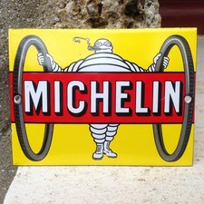 🇫🇷 Plaque émaillée Garage MICHELIN 🇫🇷 Enamel sign no dunlop pirelli