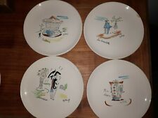 12 assiettes à dessert + plat