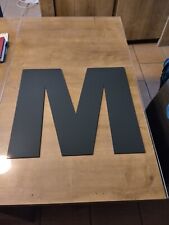 Lettre Enseigne Décorative Métal M