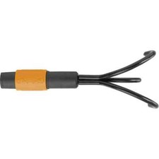 Fiskars Quikfit Cultivateur Pioche 3 Dents Jardin Acier au Carbone 9cm Large ,
