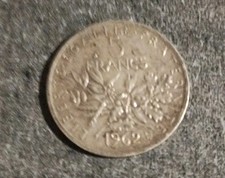pièce 5 francs argent semeuse