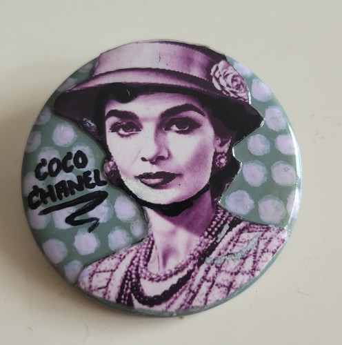 Badge broche portrait coco - broche,