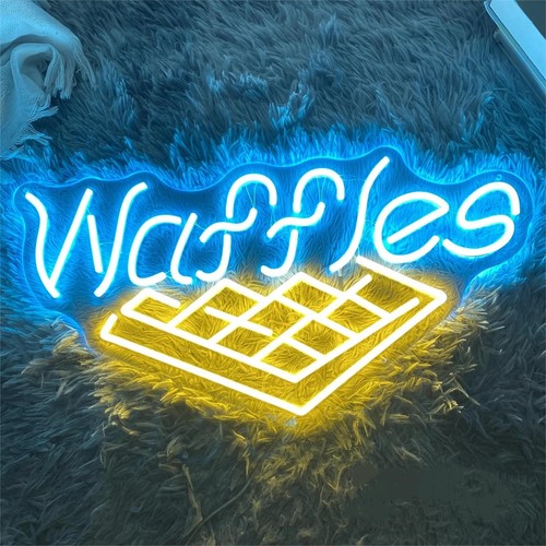 Waffles lampe néon usb à - néon,