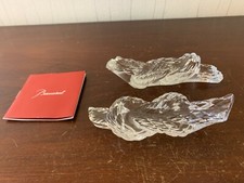 3 nœuds marin presse papier en cristal de Baccarat (prix à la pièce)